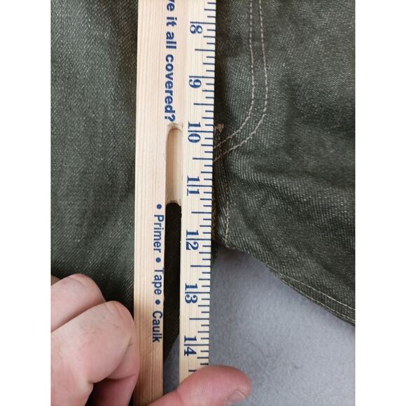 Levis Men Original 501 Jeans Sz 34x32 Straight Fit Button Fly 37x28 High Rise Co - Picture 12 of 13